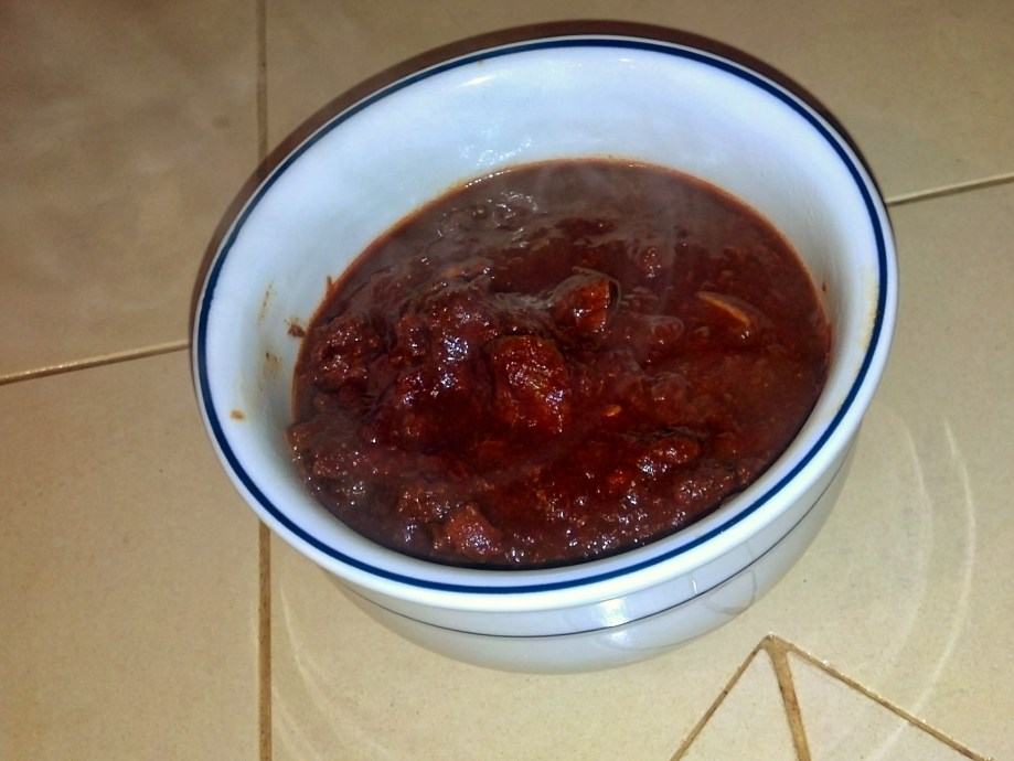 Texas Chili Recipe #1: the First Attempt.